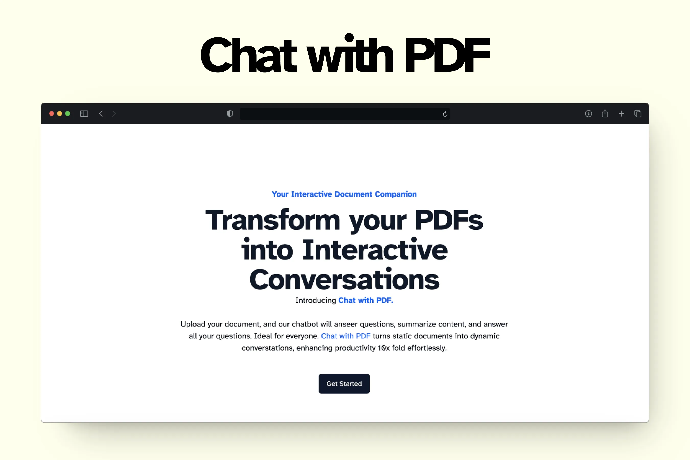 Chat with PDF Thumbnail